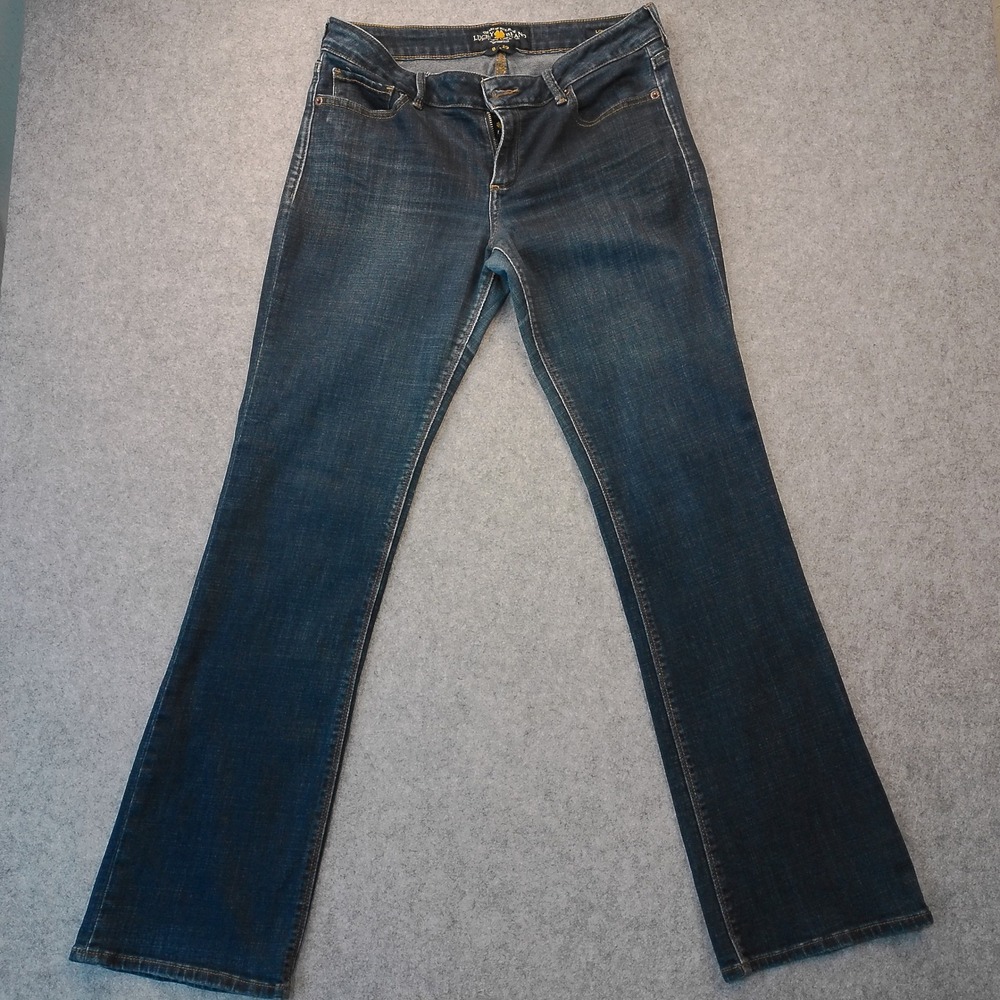 Lucky Brand Lolita Bootcut Jeans Womens 8/29 Dark Wash Mid Rise Denim